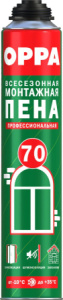 Пена монтажная профессиональная всесезонная, 875 мл, OPPA 70