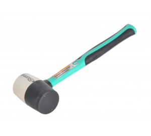 Киянка 450г. черн.-бел. резиновый боек, обрезин. рукоятка Sturm!