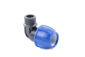 Отвод компрессионный, наружная резьба PN16 d 25х25 (1