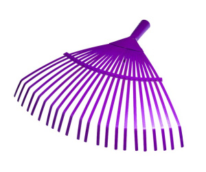 Грабли веерные, пластинчатые, металлическая основа, 20-ти зубые, (шт.)