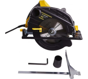 Пила циркулярная 1800Вт, ТПД 185х20мм, пропил 63мм, вес 4.2кг, Hanskonner