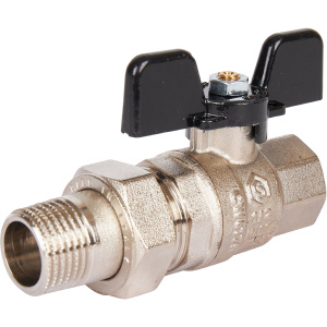 Кран шар. баб. со сгоном 1