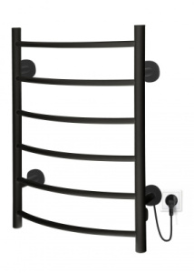 Полотенцесушитель электрический I-TECH, TANGO, 80 Вт, 53х68, черный матовый, прав., П6