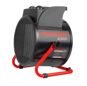 Электрический тепловентилятор Verton Air EH-5C (220В,40/3000/5000Вт,670куб.м)силовая вилка,силовая