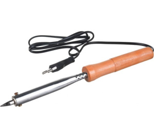 Электропаяльник 100ВТ, ДЕРЕВЯННАЯ рукоятка, СОЮЗ