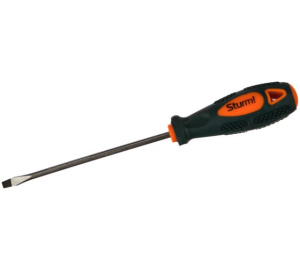 Отвертка шлицевая МАГНИТН. НАКОНЕЧН.,эргономич. ручка 5х125мм, Sturm!