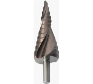 Сверло ступенчатое по металлу 6-36мм шаг 3мм Р6М5+COBALT спираль БОЕКОМПЛЕКТ