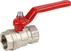 Кран шар. STOUT стандартнопроход, ВР/ВР ручка-рычаг 3/4