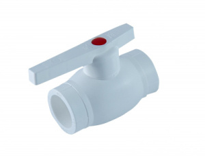 Используется в качестве запорной арматуры в составе систем водоснабжения из полипропиленовых труб.