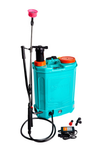 Опрскиватель акумуляторный ранцевыый Sturm!, 16л, 8Ач, РУЧНАЯ ПОДКАЧКА