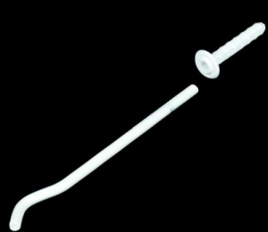 Кронштейн для радиатора с дюбелем 230мм, белый