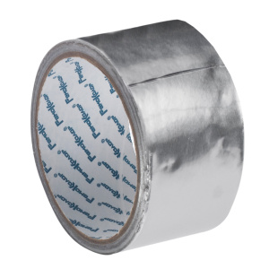 Лента клейкая алюминиевая, клей - акрил, основа - алюминиевая фольга, 48ммх10м, (шт.)