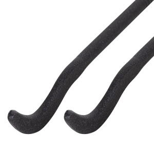 Комплект плоских кронштейнов с дюбелями 7,2х170 мм черные