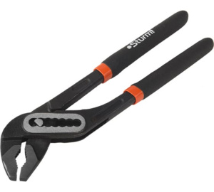 Клещи переставные 200мм УСИЛЕННЫЕ, РУКОЯТКИ ИЗ МЯГКОГО ПВХ, тип А6 Sturm!