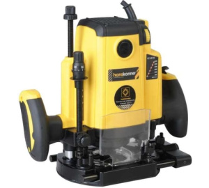 Фрезер Hanskonner, 2000 Вт,70мм пропил,  9000-22000 об/мин, цанга  8,12 мм,LED подсв,