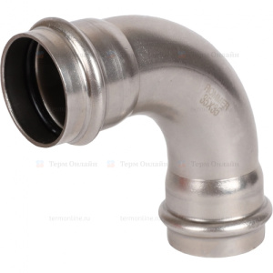 ROMMER Угольник 90° ВПр-ВПр, 35, из нержавеющей стали прессовой