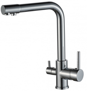 Смеситель для кухни NORMA 40, однорычажный с подключением к фильтру, гайка