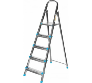 Стремянка стальная,оцинкованная, 5 ступеней