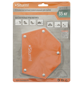 Угольник магнитный универсальный для сварки вес до 35 кг Sturm!
