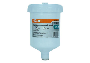 Сменный верхний бачок 600г для 1710-01-06T HVLP Sturm!