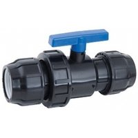 Кран шаровой компрессионный  PN16 d 25 (1