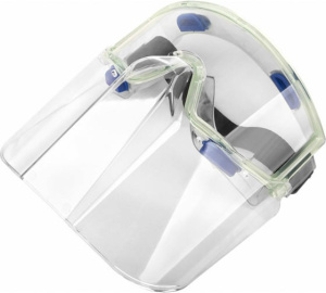 Очки-щиток С НЕПРЯМ. ВЕНТИЛЯЦИЕЙ, ПРОЗРАЧНЫЙ 2мм ПОЛИКАРБОНАТ, пр-во РОССИЯ, Sturm!