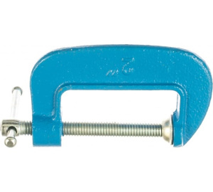 Струбцина G-образная, 50 мм / 2'', чугун, оцинкованный винт, СОЮЗ