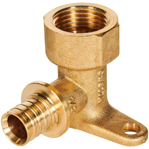 ROMMER Угольник настенный с креплением 16xG 1/2  для труб из сшитого полиэтилена аксиальный