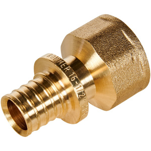 ROMMER Переходник с внутренней резьбой 16xG 1/2  для труб из сшитого полиэтилена аксиальный