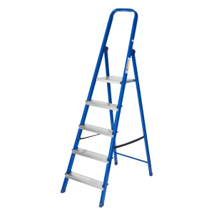 Стремянка стальная комбинированная, 5 ступеней, (шт.)