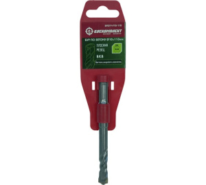 Бур SDS+ 10х110 плоский резец ВК8 спираль S4 БОЕКОМПЛЕКТ