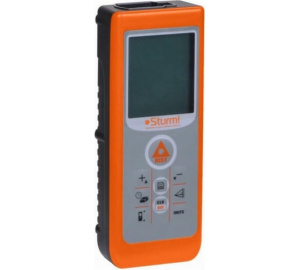 Дальномер лазерный, 0.05-60м, LCD дисплей, встроенный уровень, чехол, Sturm!