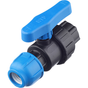 Кран шаровой компрессионный внутр. резьба PN16 d 32х25 (1-1/4