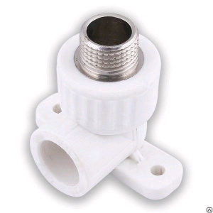 Угольник c креплением PPR НР 20x3/4