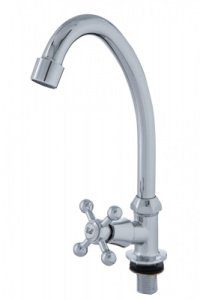 Смеситель для кухни ЭКОНОМ 410, одновентильный, для хол. воды, гайка