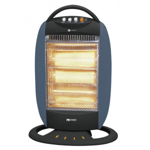 Обогреватель галогеновый СОЮЗ, 400/800/1200Вт, 3 реж, вращ,защита от перегр/опрокид