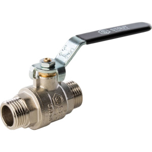 Кран шар. STOUT полнопроходной НР/НР, ручка рычаг 1