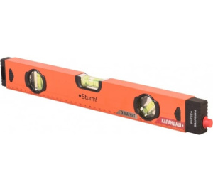 Уровень 400мм, усиленный профиль,магнит,3 глазка,с КАРАНДАШОМ, КУЛИБИН,pat,Sturm!