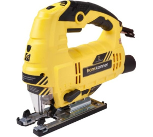 Лобзик электрический Hanskonner, 860Вт, КЕЙС ,120/12мм (дер/мет), 4ст.маятник, алюм.опора