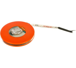 Рулетка 30 м геодез. ЗАКРЫТЫЙ КОРПУС, ПВХ ЛЕНТА, Sturm!