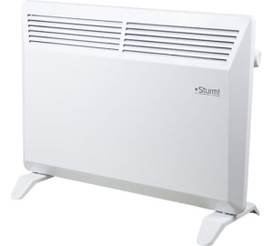 Конвектор 2000Вт,эл-т X-shape,колёса,механ.термост,напол,защ.от перегр/опрок.Sturm!