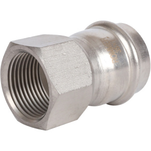 ROMMER Переходник ВПр-ВР, 35х1, из нержавеющей стали прессовой