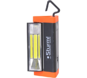Фонарь-прожектор МИНИ, COB сверхяркий диод,150лм, 2 магнита, зацеп, Sturm!