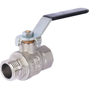 Кран шар. STOUT стандартнопроход, ВР/НР ручка-рычаг 1/2