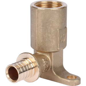 Угольник настенный с длинным нарезным патрубком STOUT 16-Rp 1/2