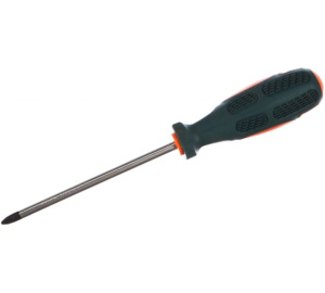 Отвертка крестовая PH2x125мм эргономичная рукоятка, магнитный наконечник,Sturm!