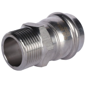 ROMMER Переходник ВПр-НР, 35х1, из нержавеющей стали прессовой