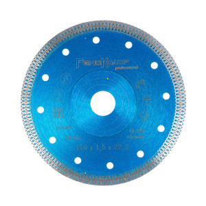 Круг отрезной алмазный ультратонкий, Х-тип, горяч. пресс., 150х1,5х22,2мм,сегм. 10мм, (шт.)