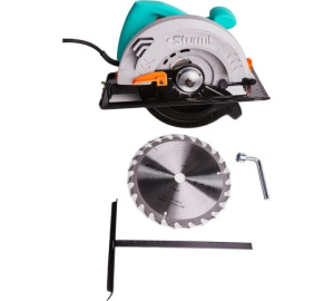 Пила циркулярная 1600Вт, ТПД 185х20мм, пропил 59мм, сбор пыли, Sturm!
