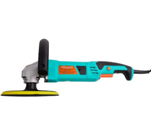 Полировальная машина Sturm! 180 мм, 1400 Вт, рег обор 800-3500 об/мин, D-рукоять